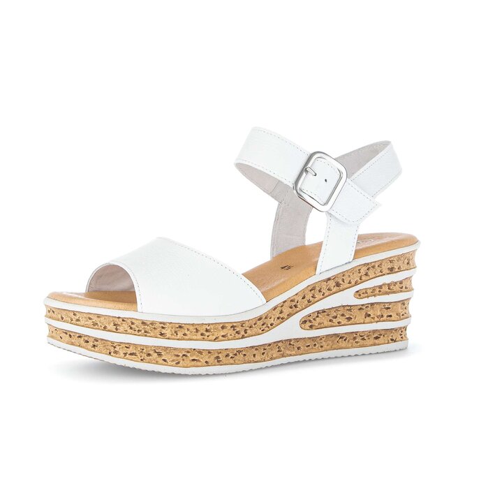 Keilsandalette weiß #2