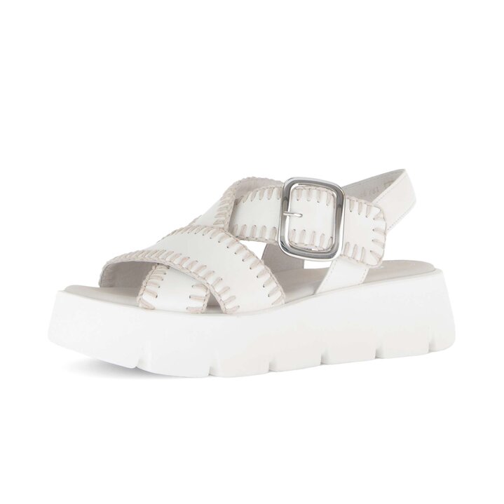 Platåsandaler creme #2