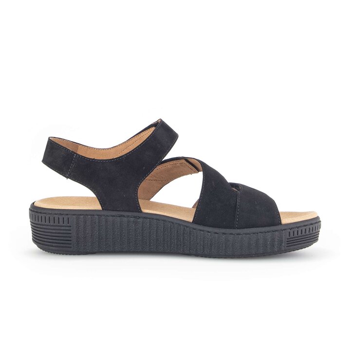 Sandalo con plateau nero #1