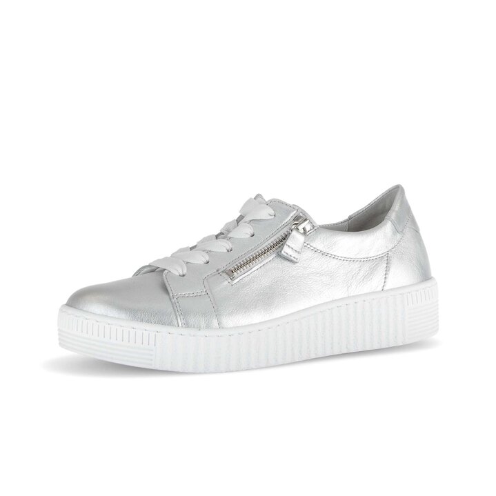Lage sneaker zilver #2