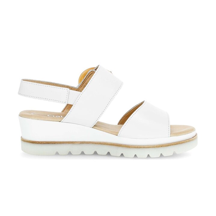 Platåsandaler vit #1