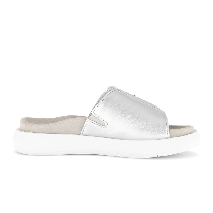 Pantolette silber #1