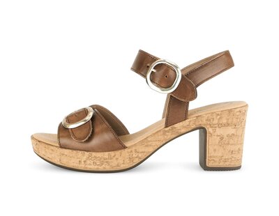 Sandale à bride marron