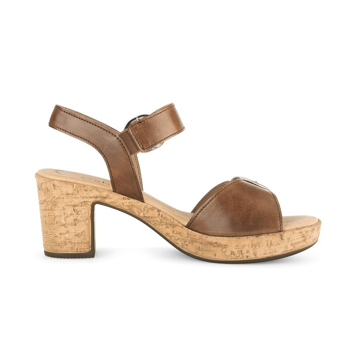 Sandale à bride marron #1