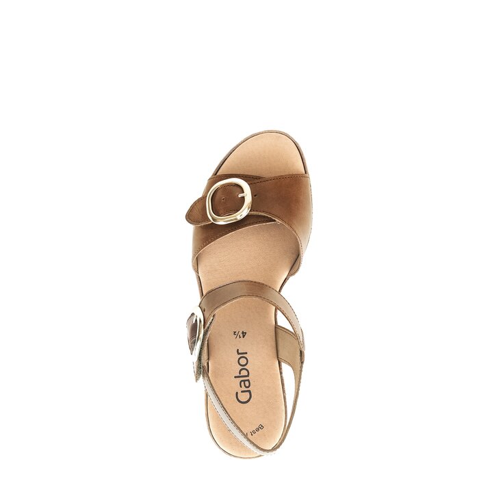 Sandale à bride marron #5