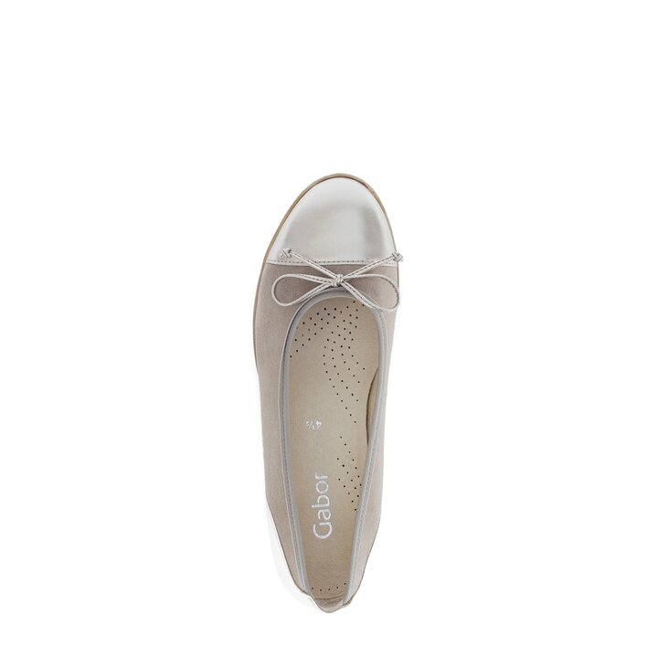 Sportliche Ballerina beige #5