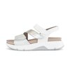 Plateau Sandale weiß
