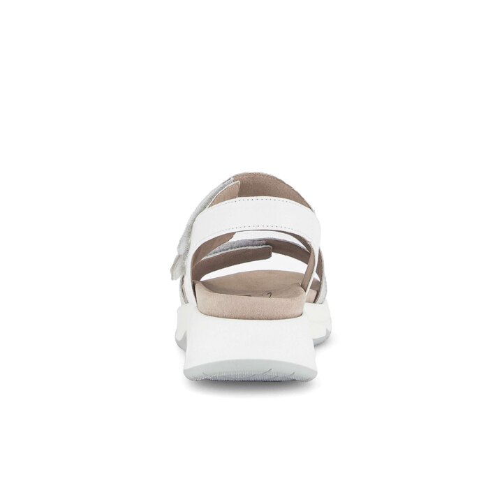 Platåsandaler vit #3