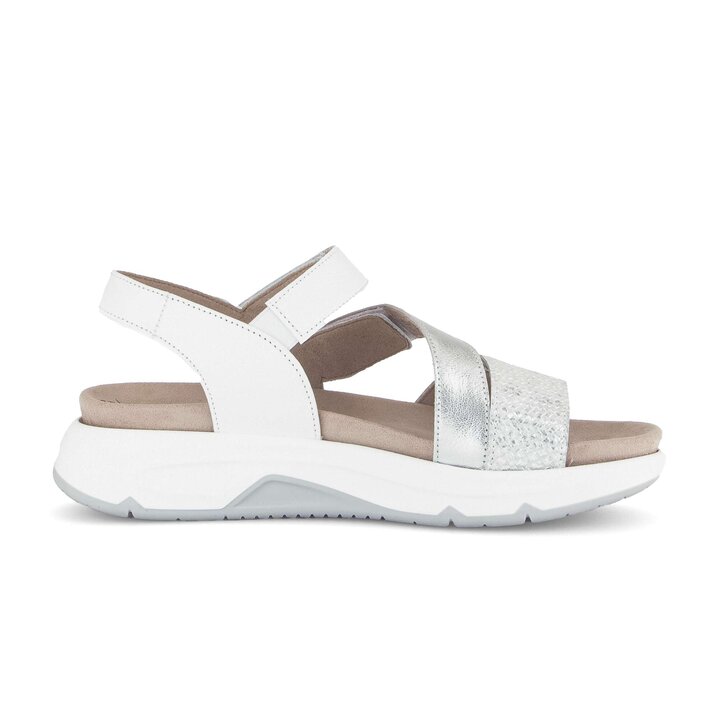 Platåsandaler vit #1