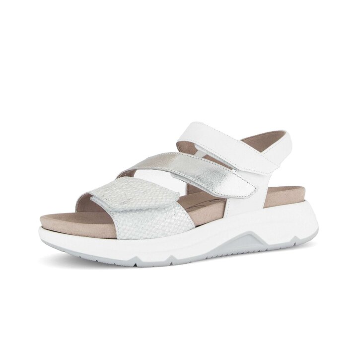 Platåsandaler vit #2