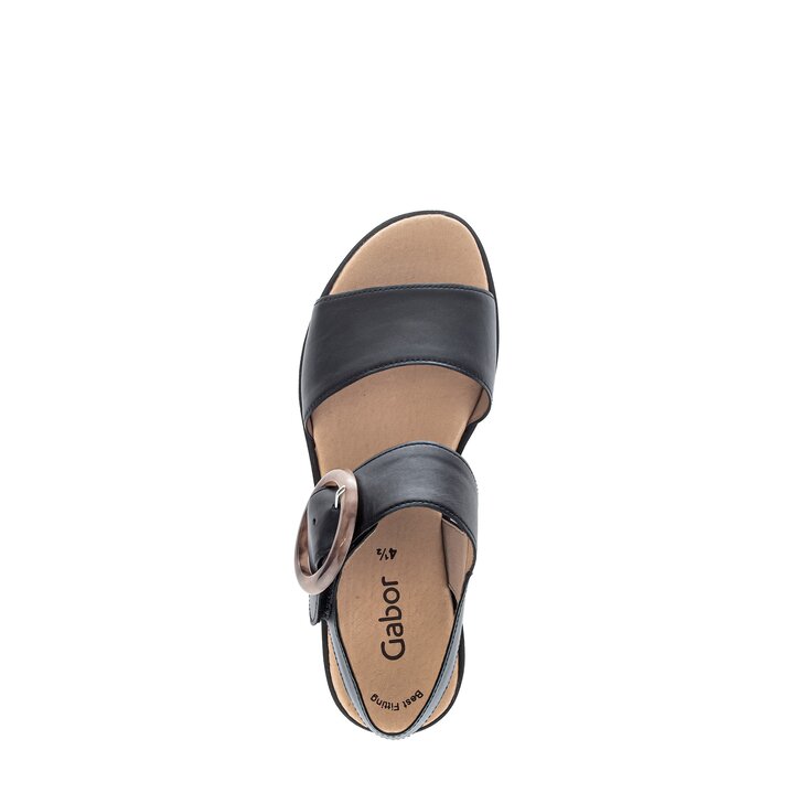 Plateau Sandale schwarz #5