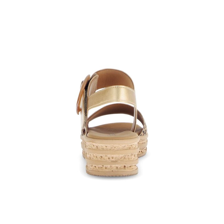 Platåsandaler beige #3