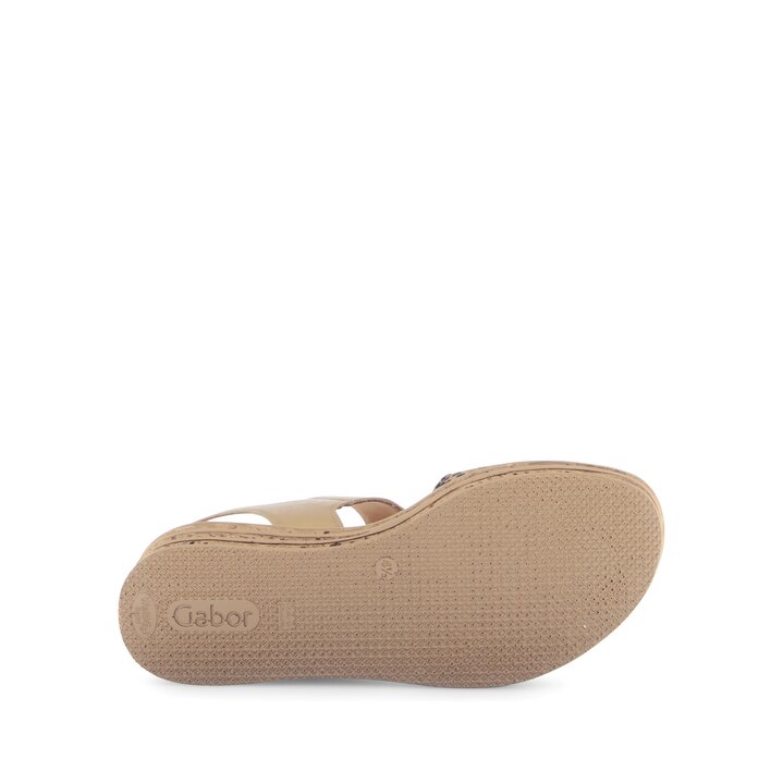 Platåsandaler beige #4