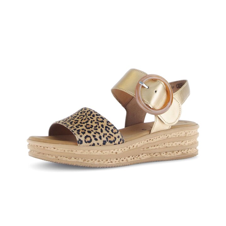 Platåsandaler beige #2