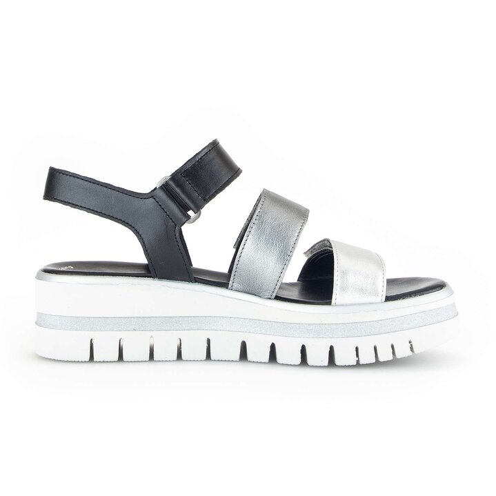 Sandale à plateforme multicolore #1