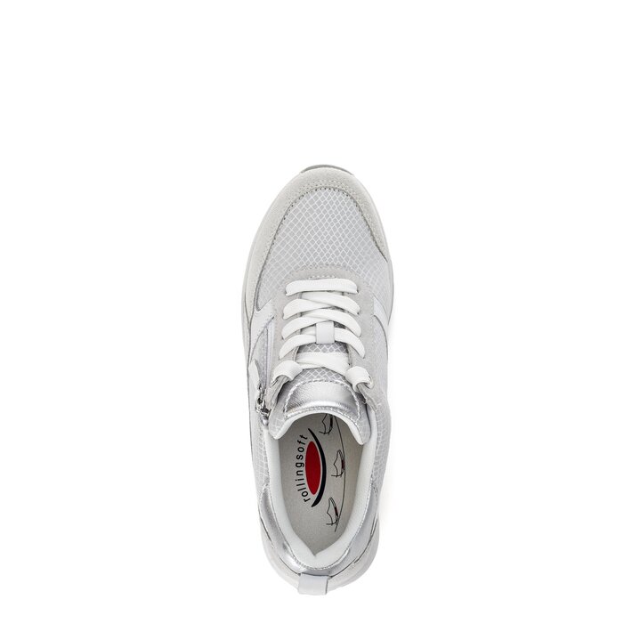 Sneakers basse grigio #5