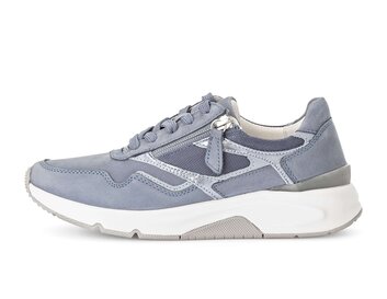 Lage sneaker blauw