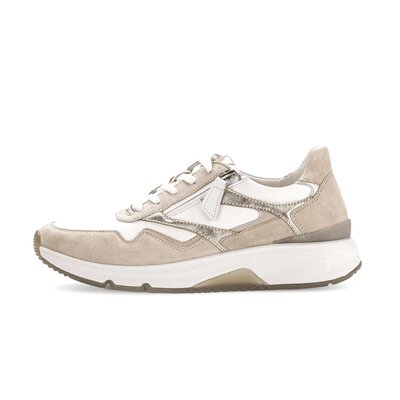Lage sneaker beige