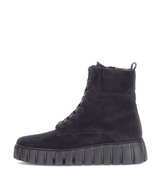 Plateau Stiefelette blau