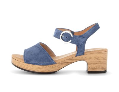 Plateau Sandale Blau