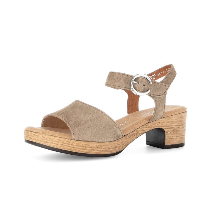 Sandale à plateforme marron #2