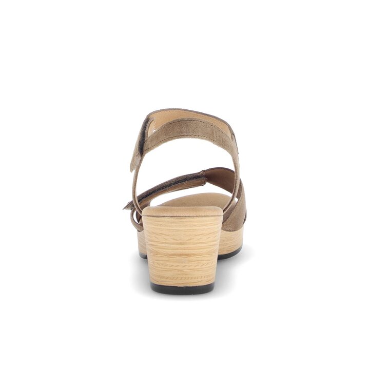 Plateau Sandale braun #3