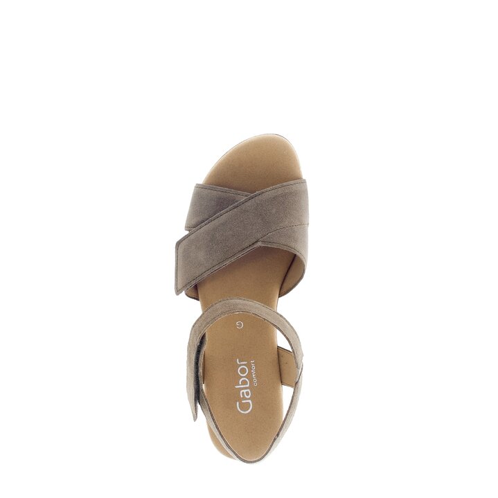 Plateau Sandale braun #5