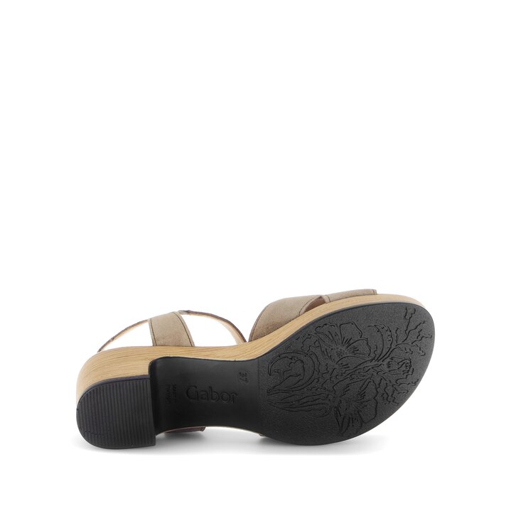 Plateau Sandale braun #4