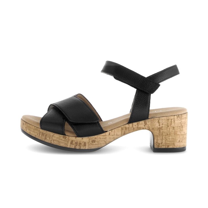 Sandale à plateforme noir #0