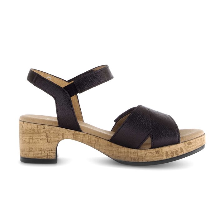 Sandale à plateforme noir #1