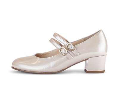 Spangenpumps beige
