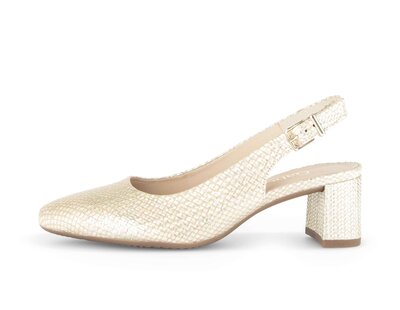 Slingpumps gold