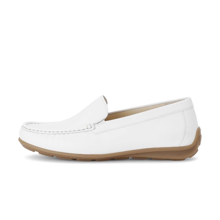 Mokassin weiß #0