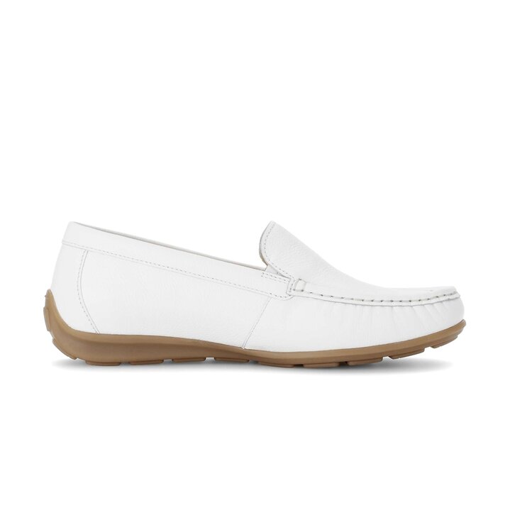 Mokassin weiß #1