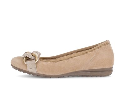 Sportliche Ballerina braun