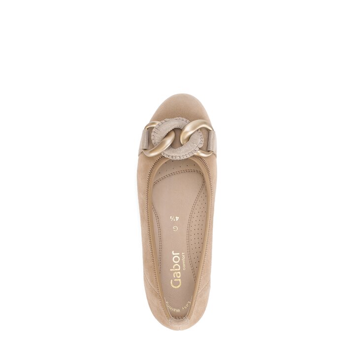 Sportiga ballerinor brun #5