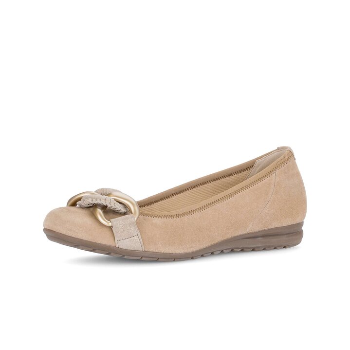 Sportiga ballerinor brun #2