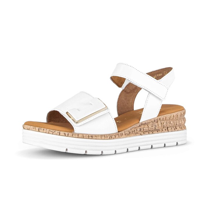 Sandale à plateforme blanc #2