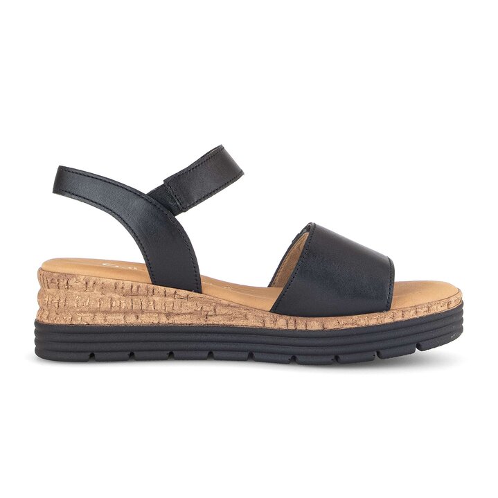 Platåsandaler svart #1