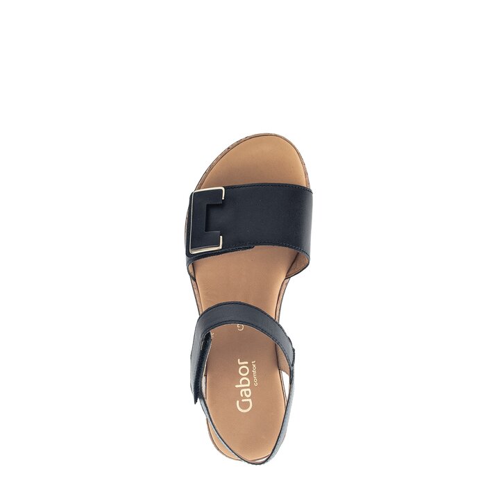 Platåsandaler svart #5