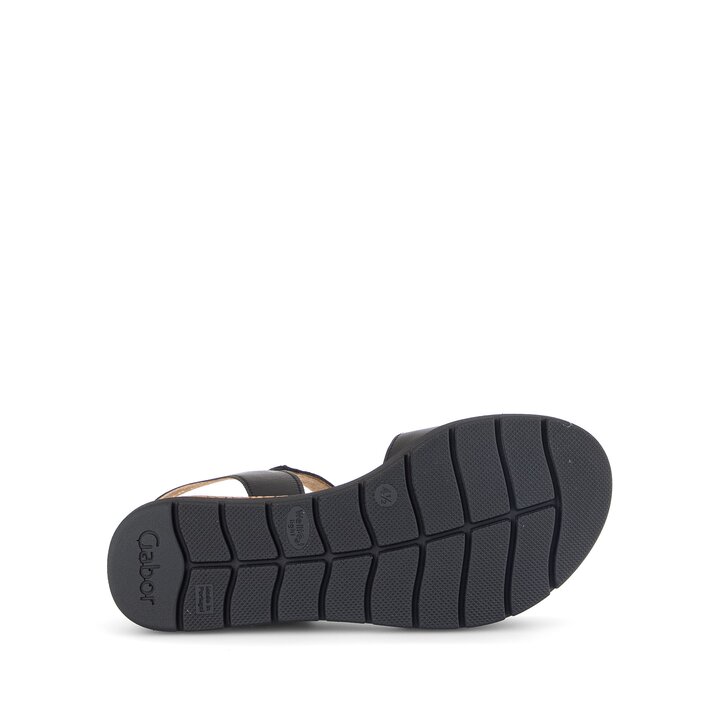 Platåsandaler svart #4