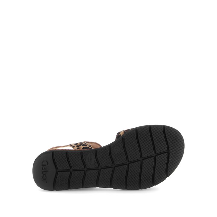 Sandale à plateforme beige #4