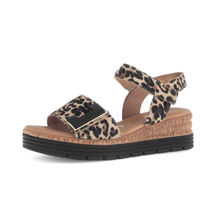 Sandale à plateforme beige #2