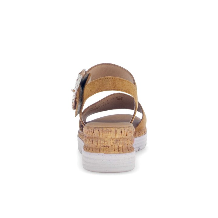 Plateau Sandale braun #3