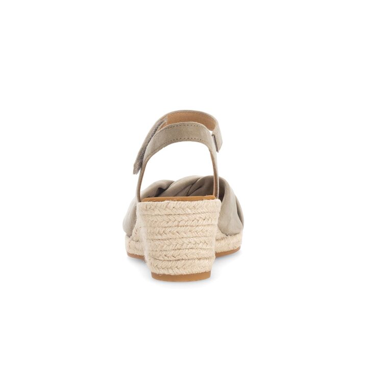 Sandales compensées vert #3