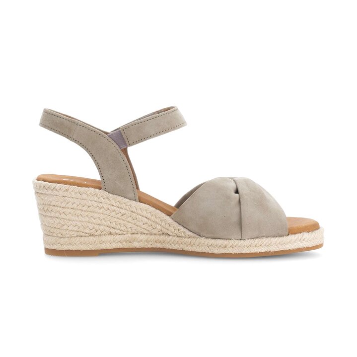 Sandales compensées vert #1