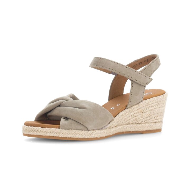 Sandales compensées vert #2