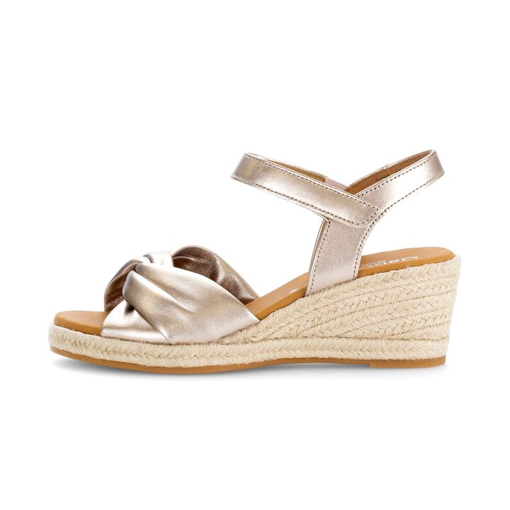 Keilsandalette gold #0