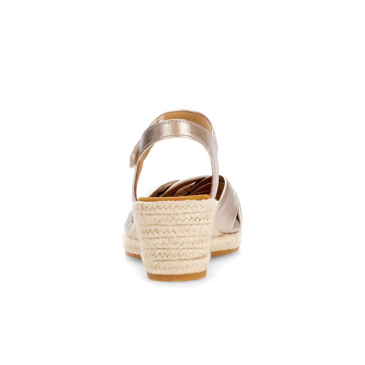 Keilsandalette gold #3