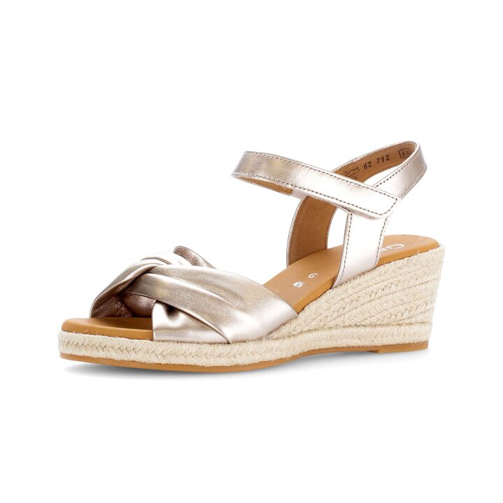 Keilsandalette gold #2